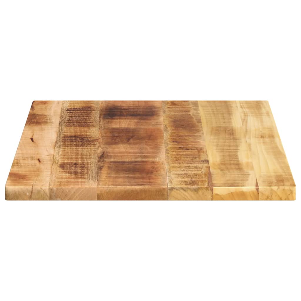 Tampo de mesa retangular 90x50x3,8 cm mangueira áspera maciça