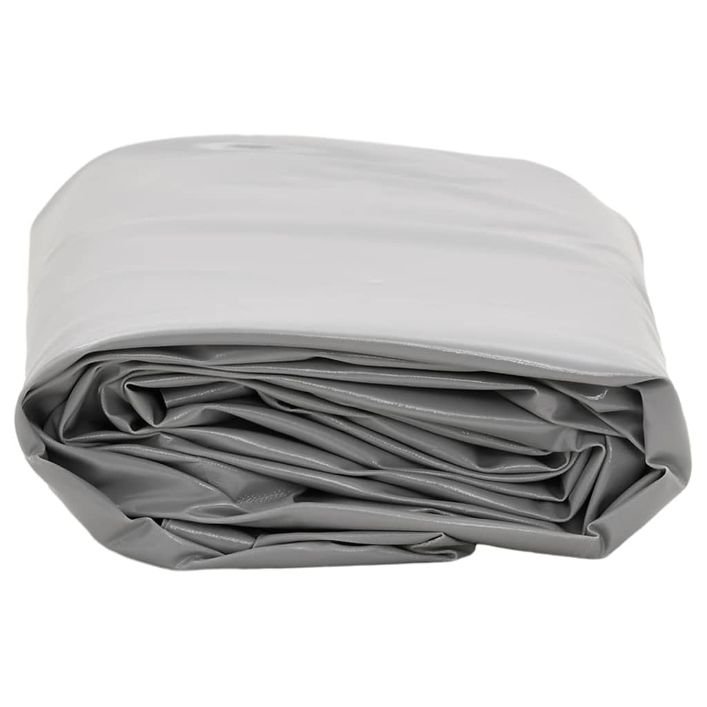 Lona 5x8 m 650 g/m² cinzento