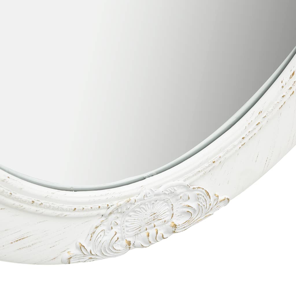 Espelho de parede estilo barroco 50x60 cm branco