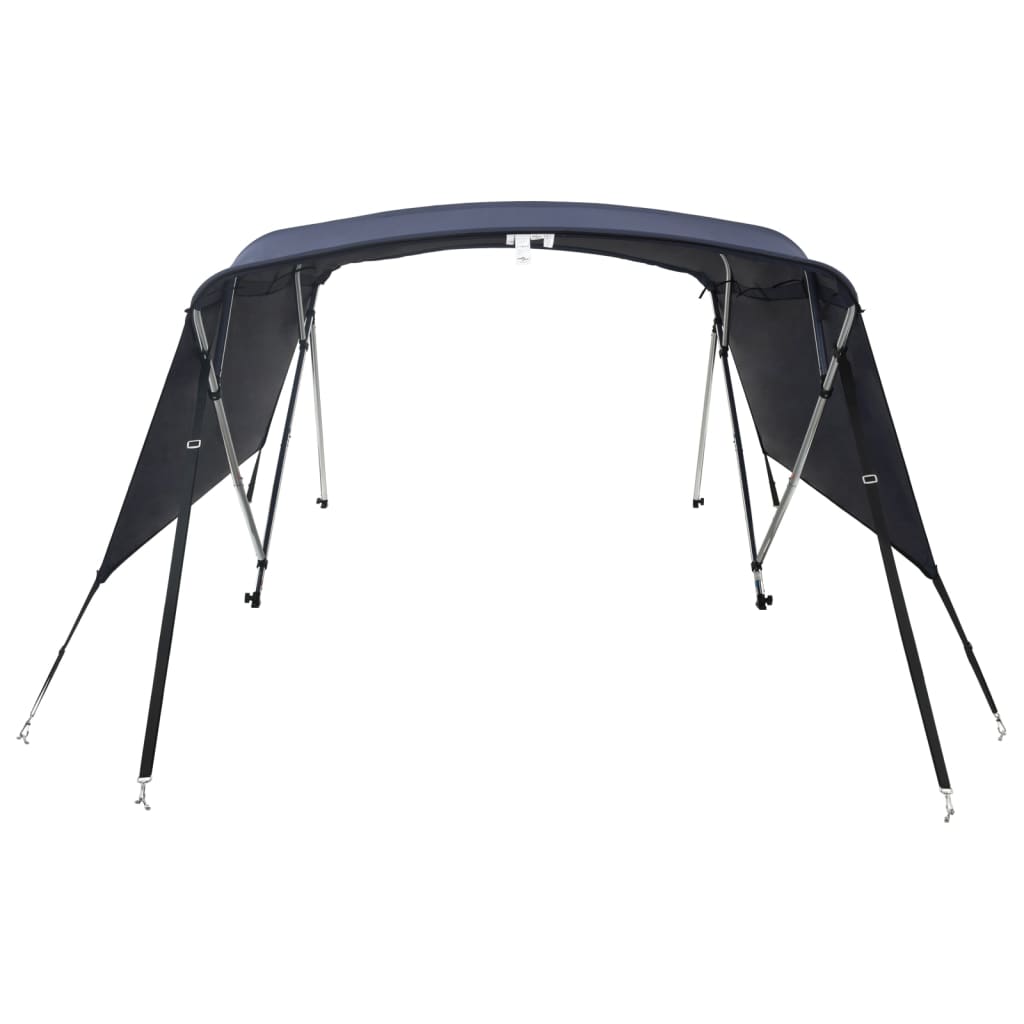 Toldo de 4 arcos bimini c/ paredes laterais 243x(230-244)x137cm