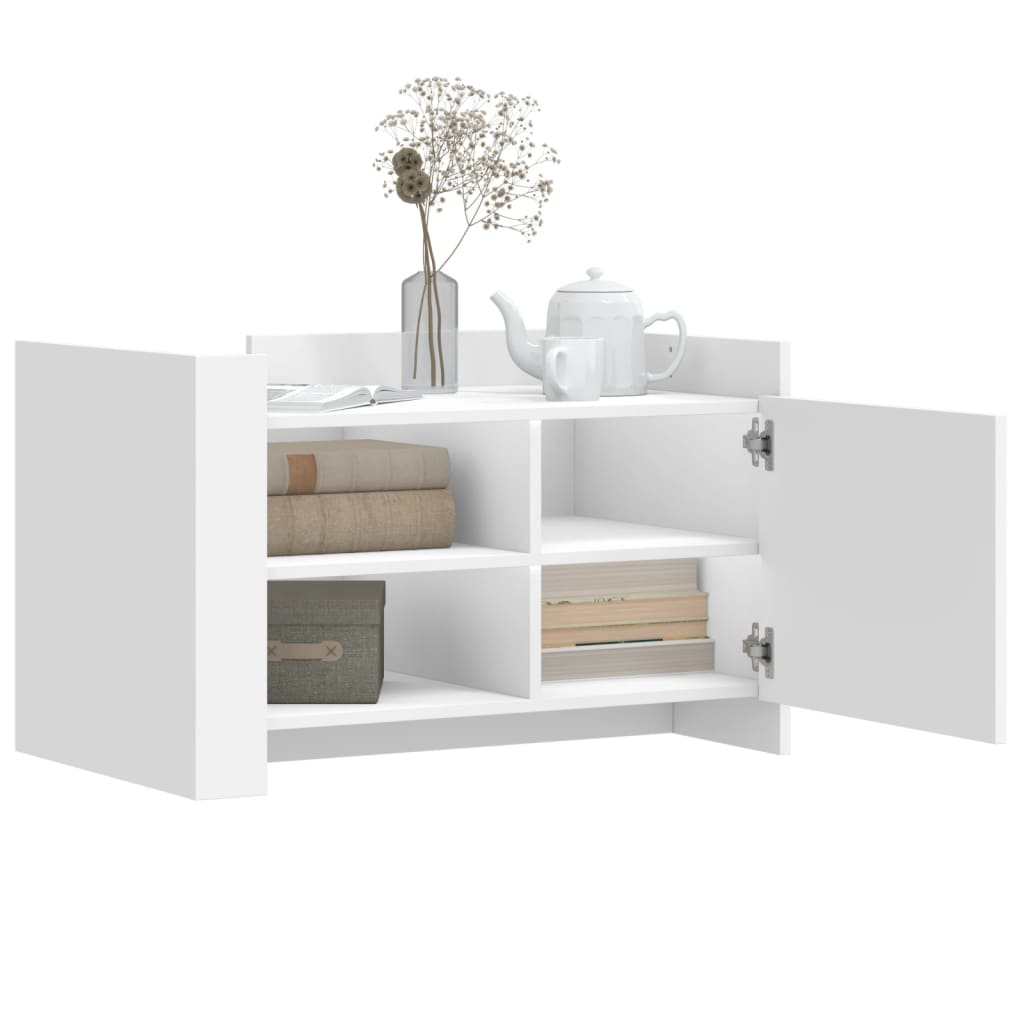 Mesa de centro 80x50x50 cm derivados de madeira branco