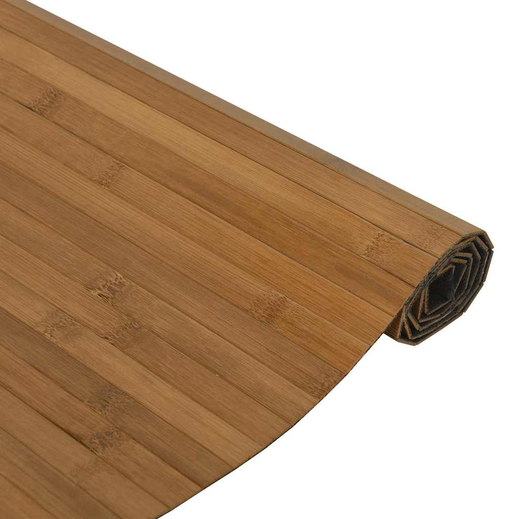 Tapete retangular 70x200 cm bambu castanho
