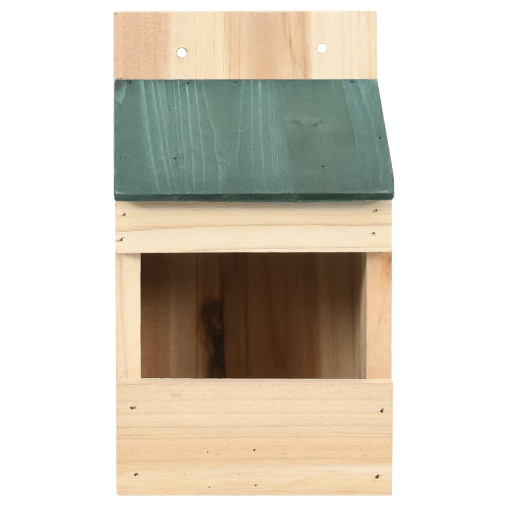 Casas para pássaros 4 pcs 12x16x20 cm madeira de abeto