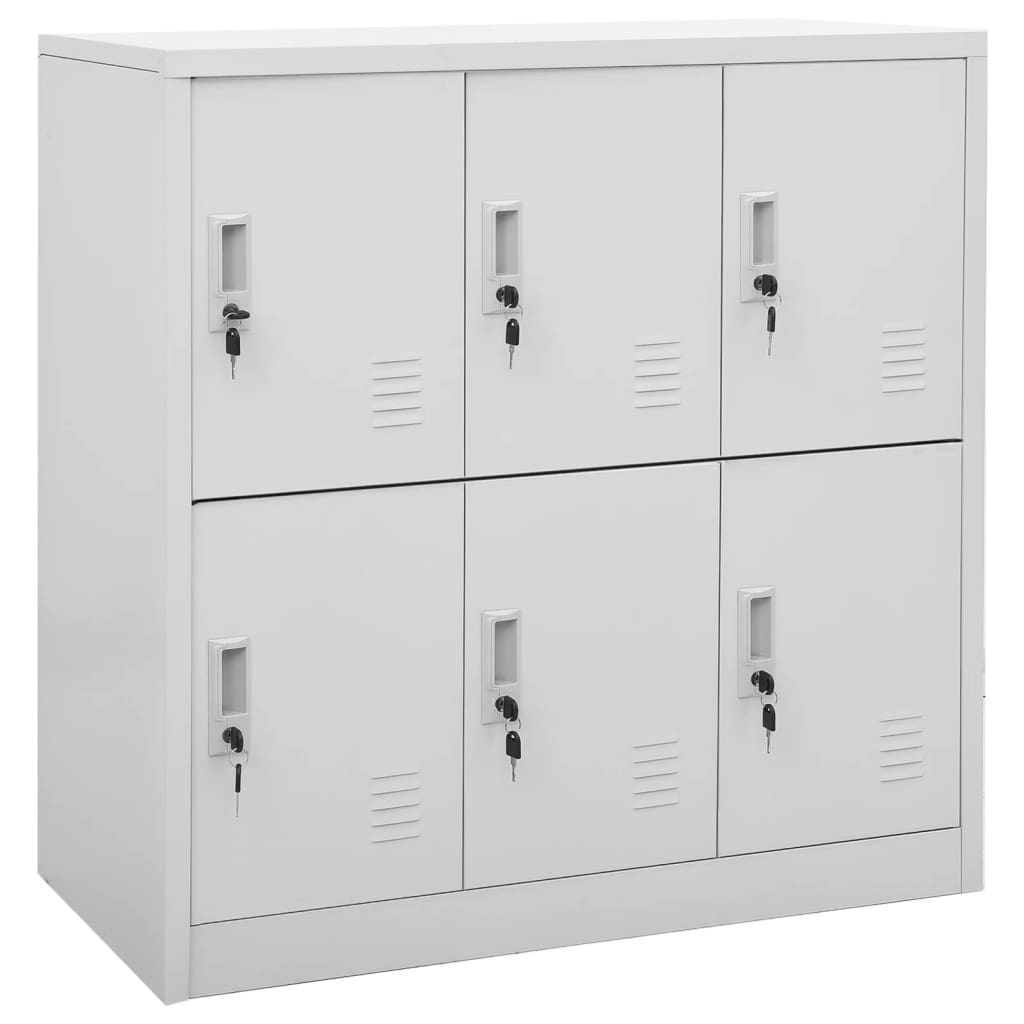 Cacifo 90x45x92,5 cm aço cinzento-claro