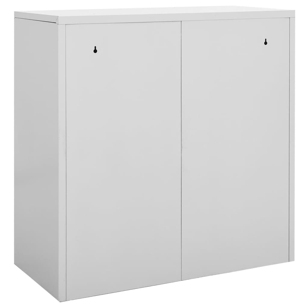 Cacifo 90x45x92,5 cm aço cinzento-claro