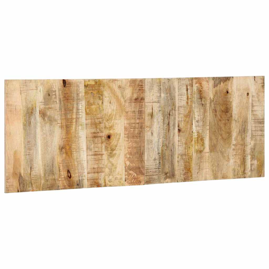 Cabeceira 140 cm madeira de mangueira áspera maciça