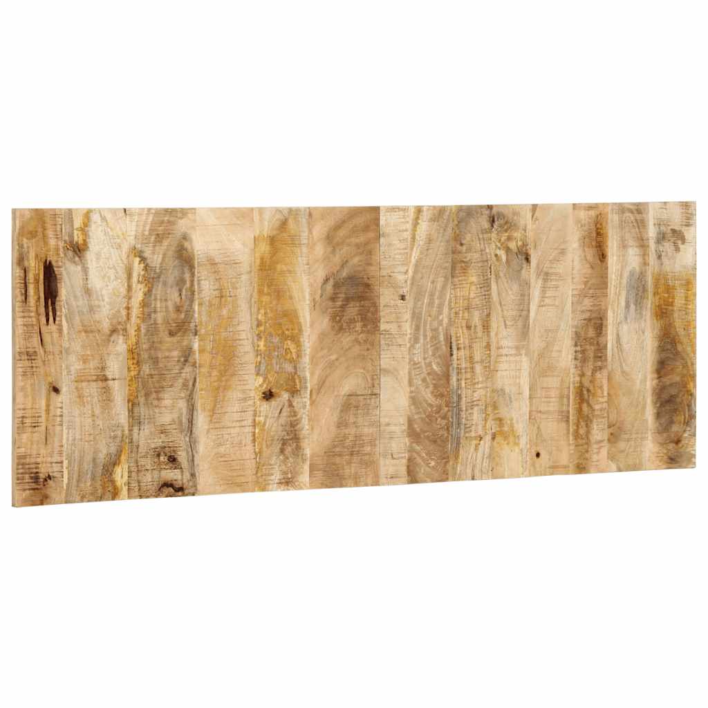 Cabeceira 140 cm madeira de mangueira áspera maciça