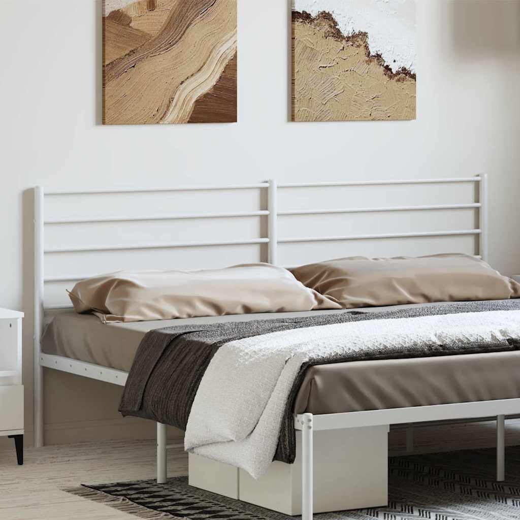 Cabeceira de substituição 180 cm metal branco
