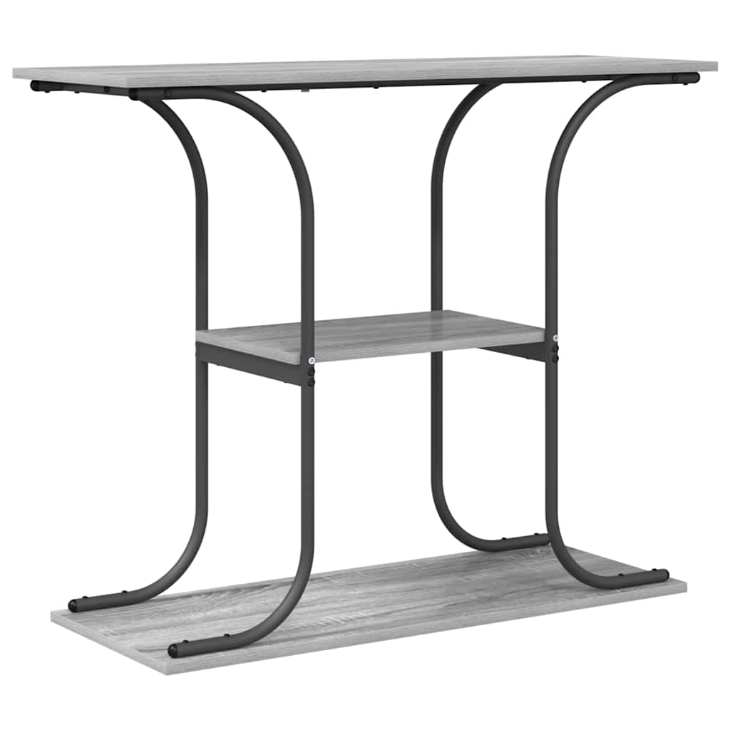 Aparador cinza sonoma 101 x 35 x 80,5 cm derivados de madeira