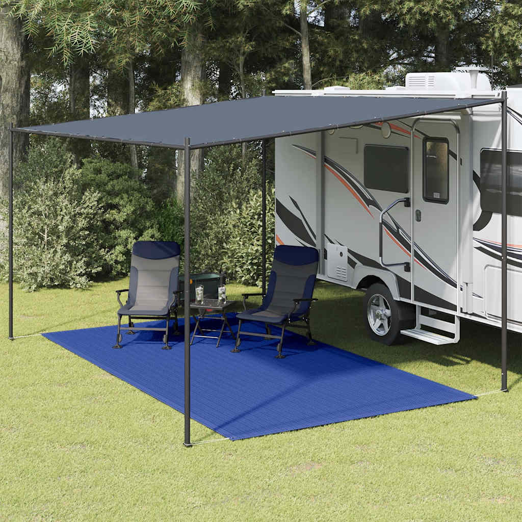 Tapete de campismo para tenda 250x350 cm azul