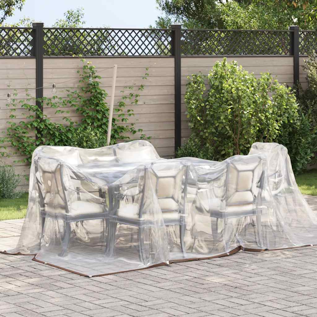 Lona transparente com ilhós 3x4 m polietileno