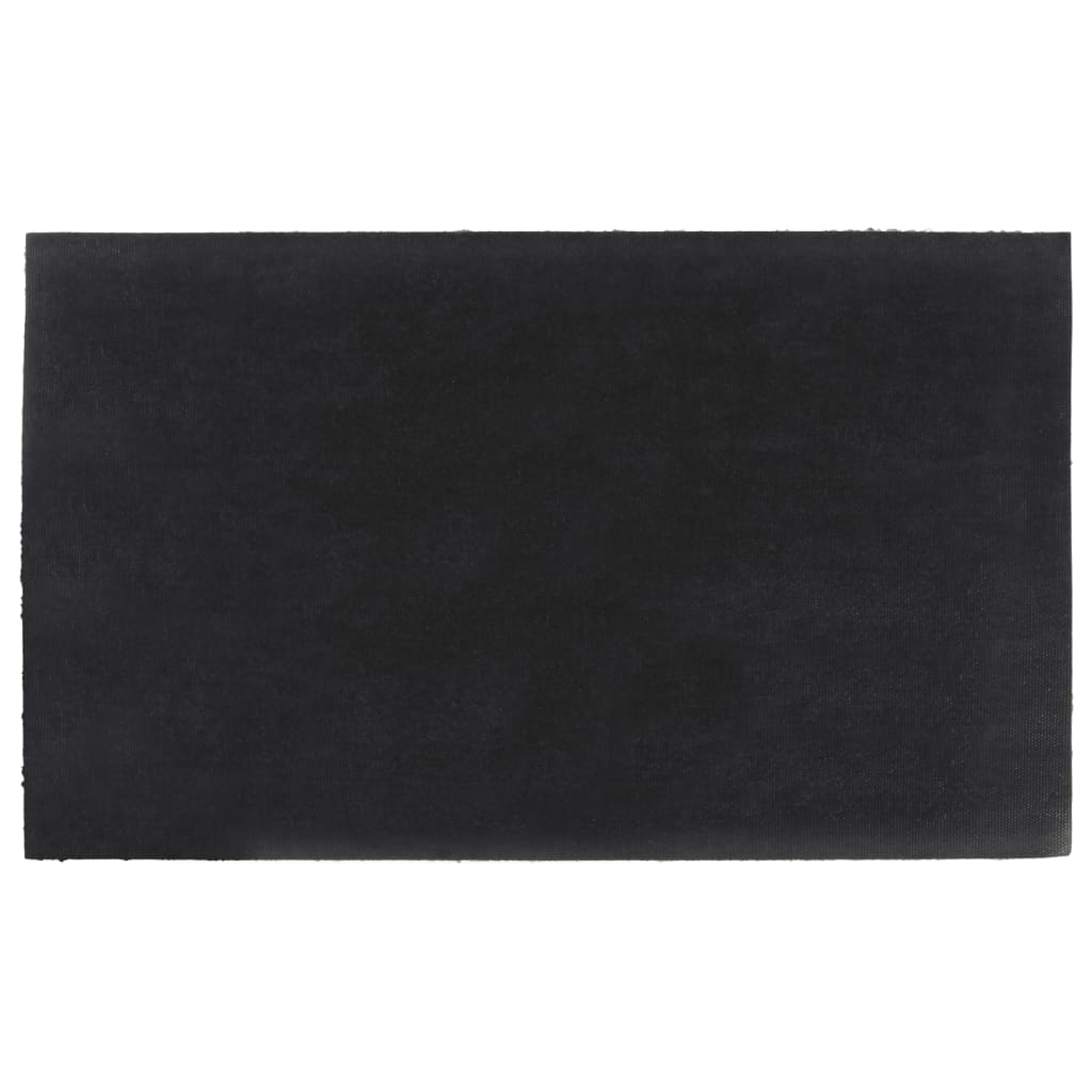 Tapete de porta 45x75 cm fibra de coco tufada natural