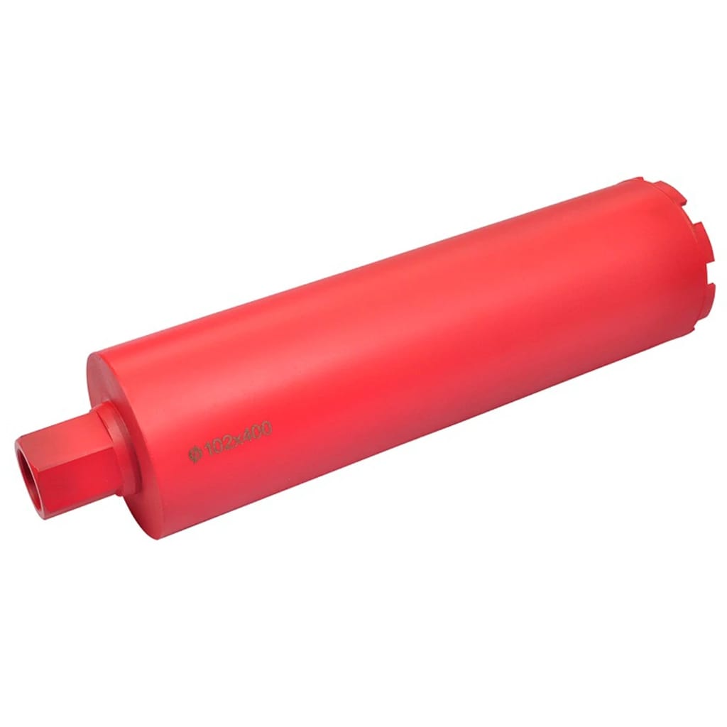 Broca de nucleo de diamante seco ou molhado 102mm x 400 mm