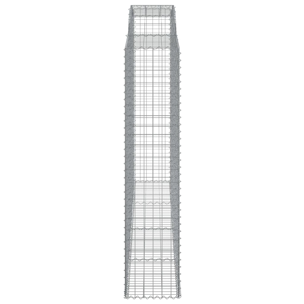 Cesto gabião arqueado 300x50x220/240 cm ferro galvanizado