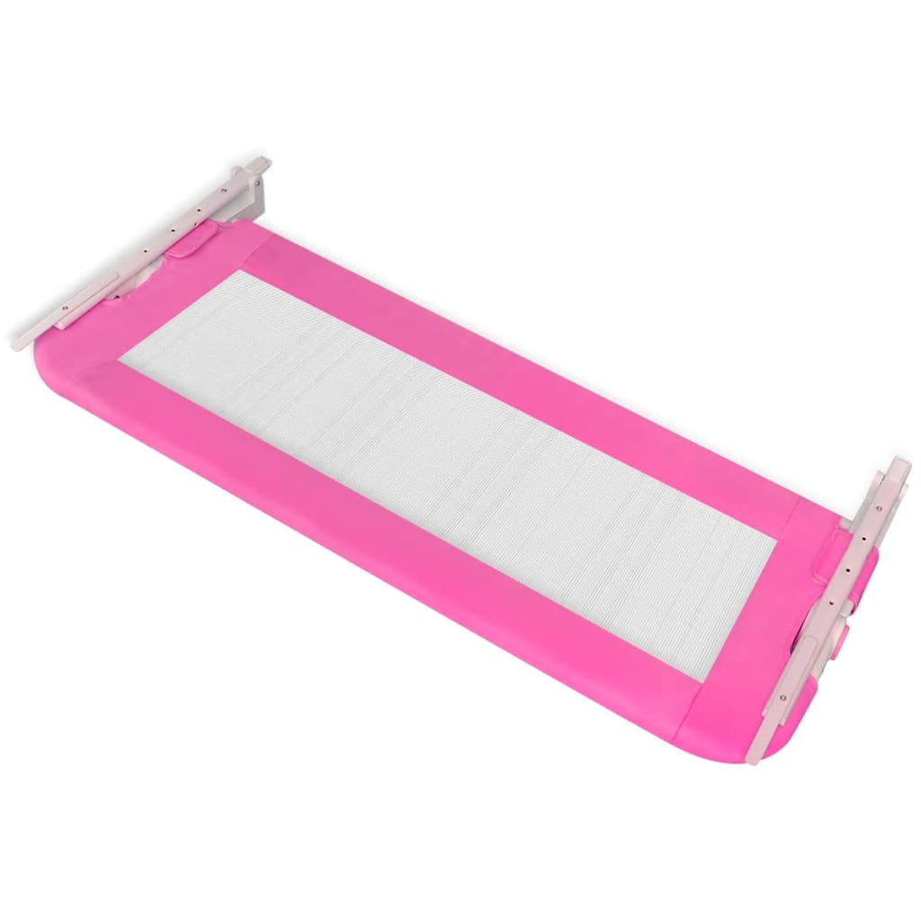 Toddler barra de segurança para cama 102 x 42 cm rosa