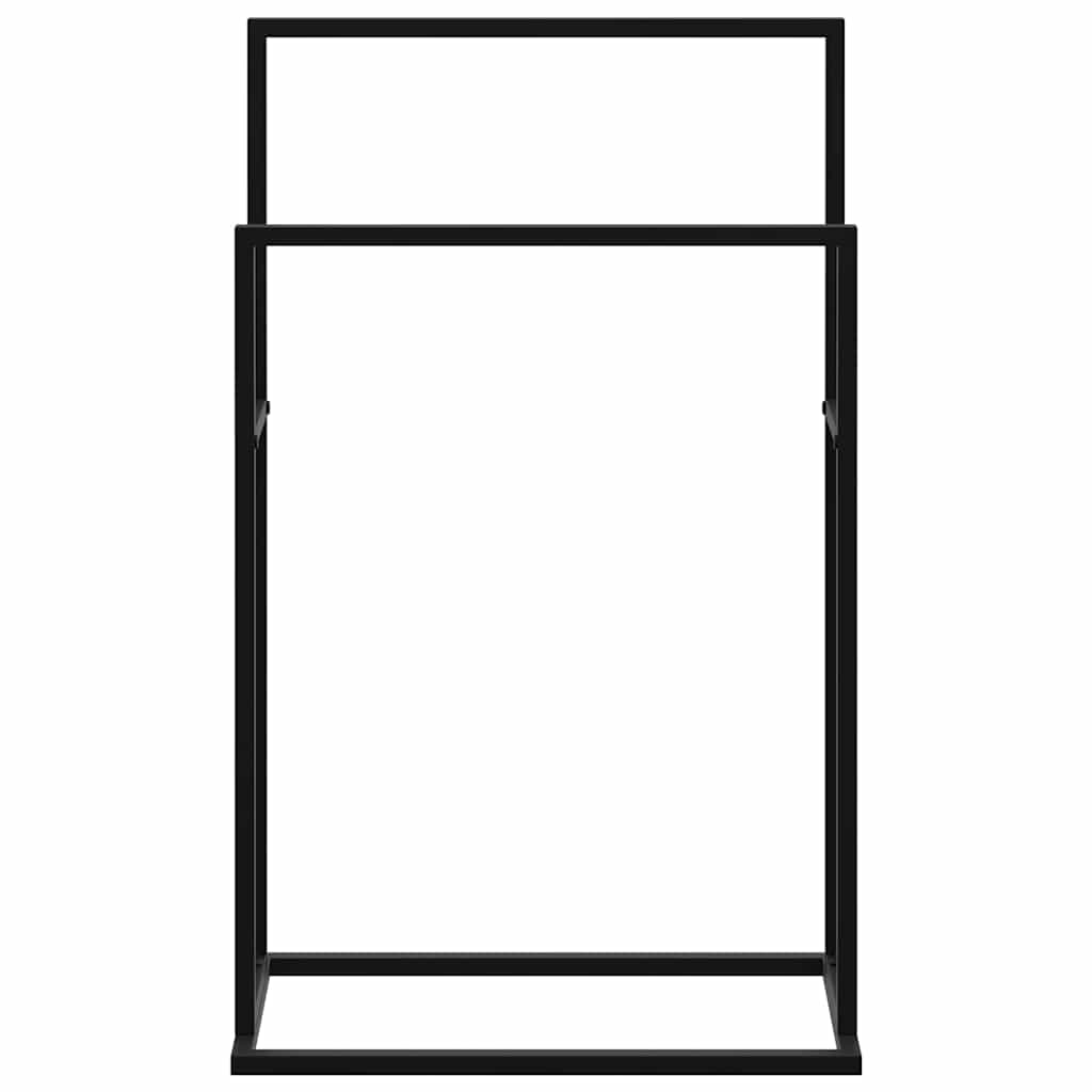 Toalheiro independente 48x24x78,5 cm ferro preto