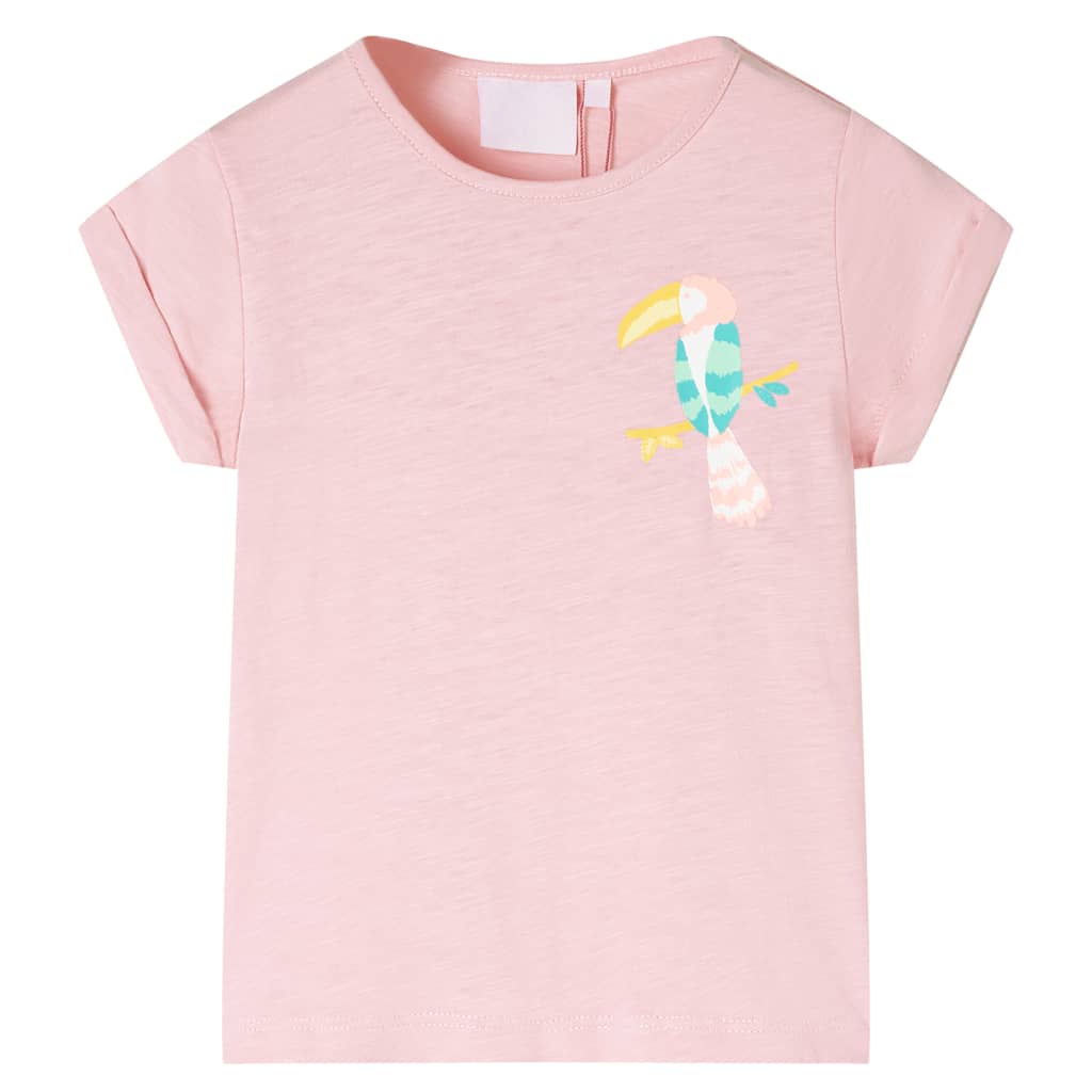 T-shirt de criança rosa-claro 116