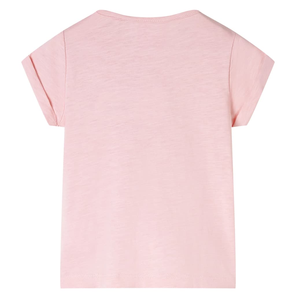 T-shirt de criança rosa-claro 116