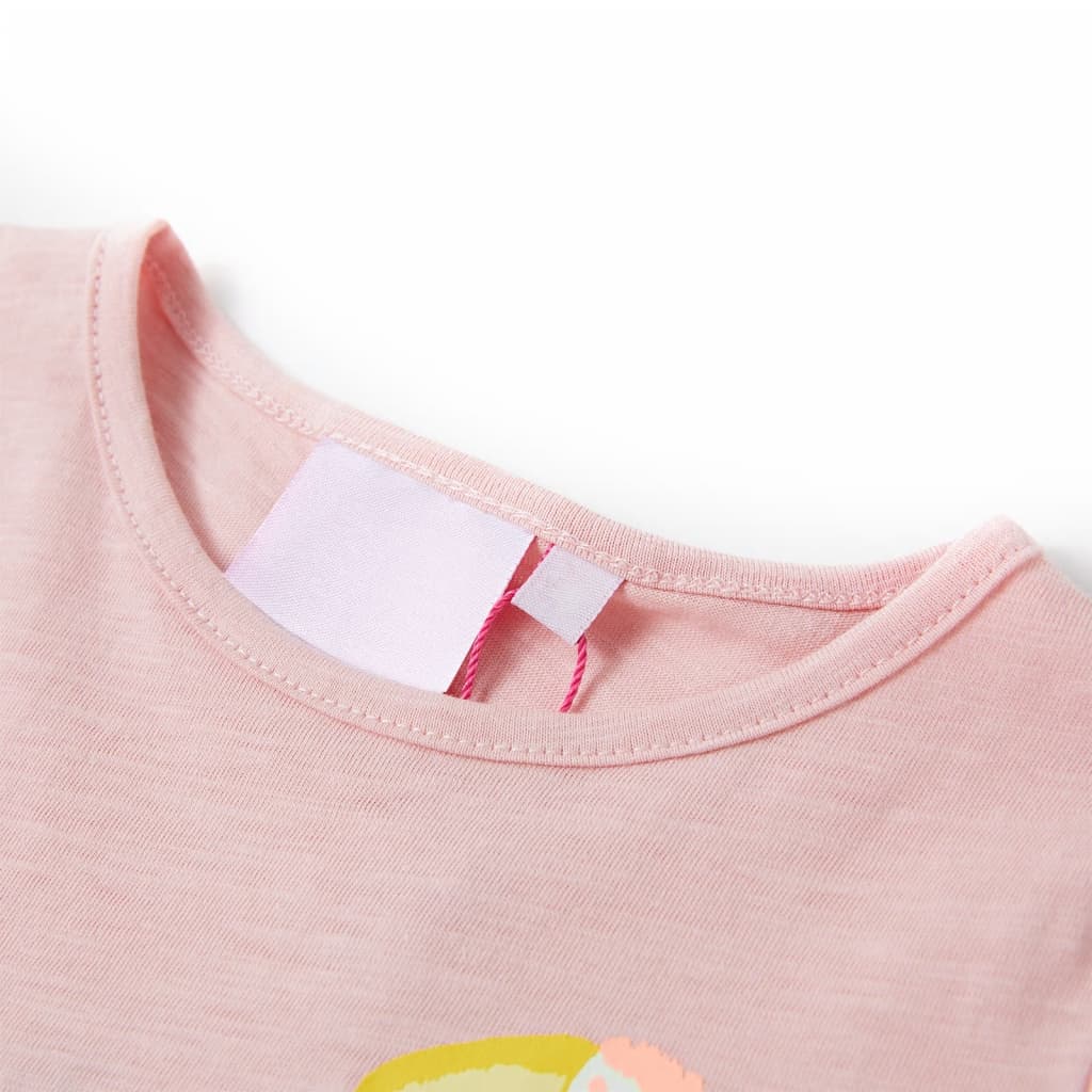 T-shirt de criança rosa-claro 116