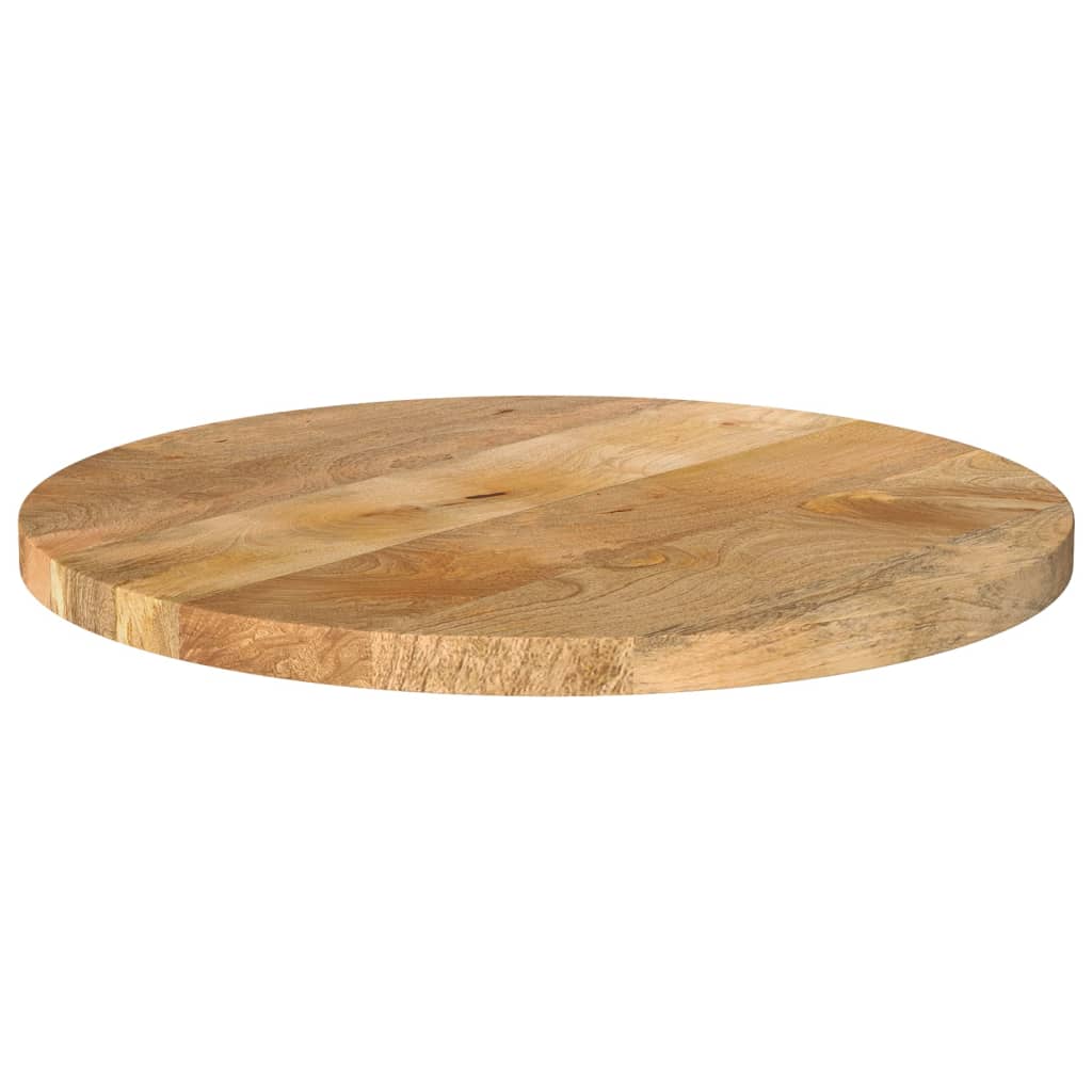 Tampo de mesa redondo ø60x3,8cm madeira de mangueira maciça