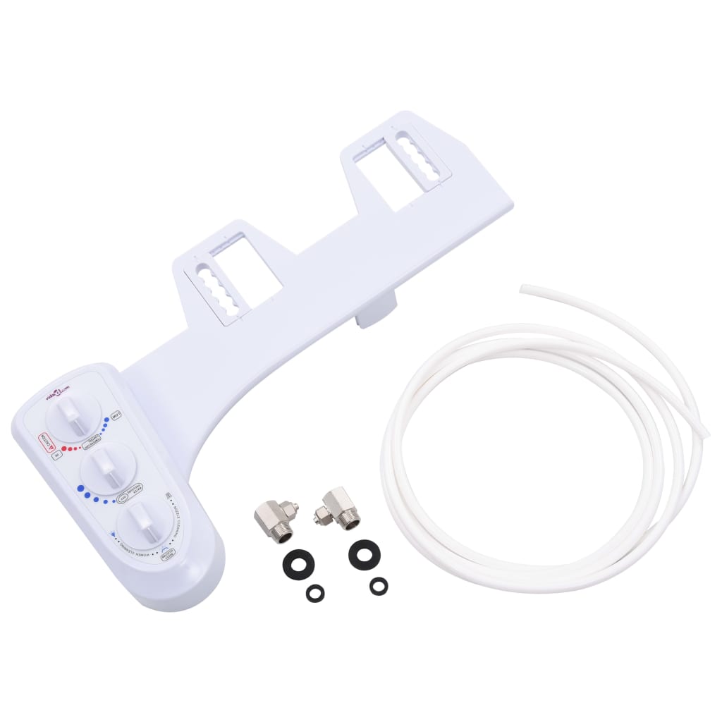 Acessório p/ assento de sanita com bocal duplo água fria/quente