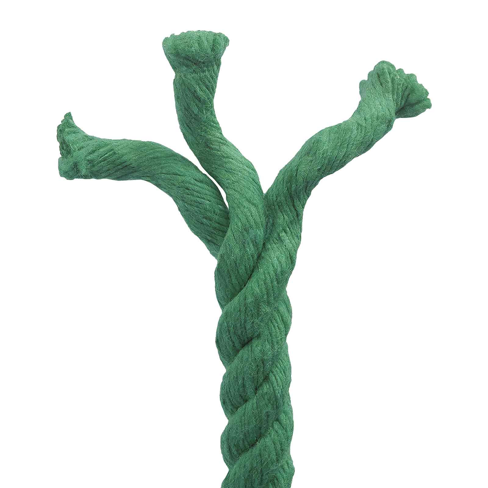 Corda de algodão 14 mm 250 m verde 100% algodão