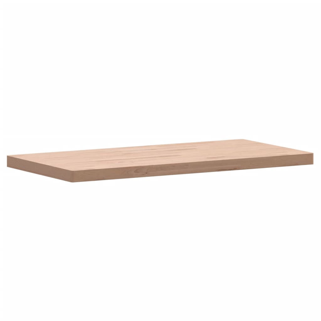 Tampo de mesa retangular 100x50x4 cm madeira de faia maciça