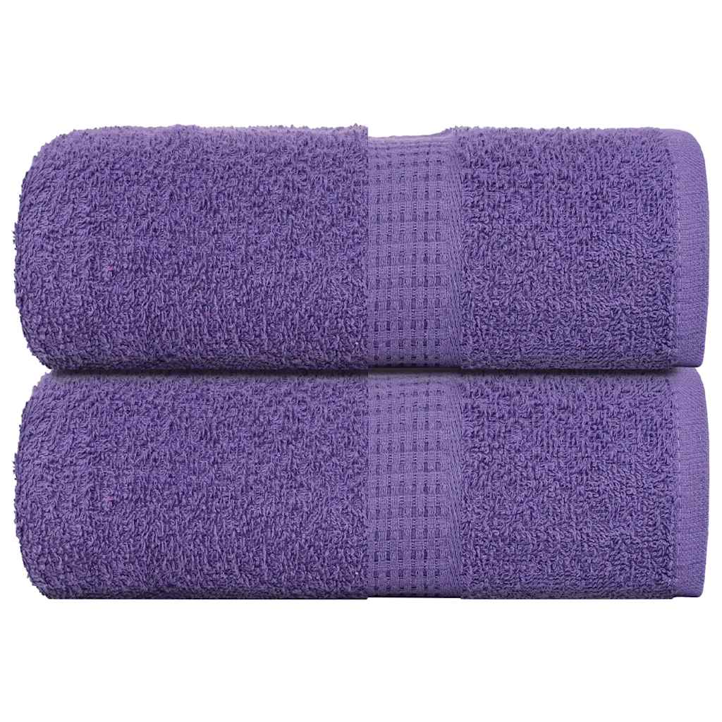 Toalhas de mãos frogn 2 pcs 30x30 cm 360 g/m² roxo