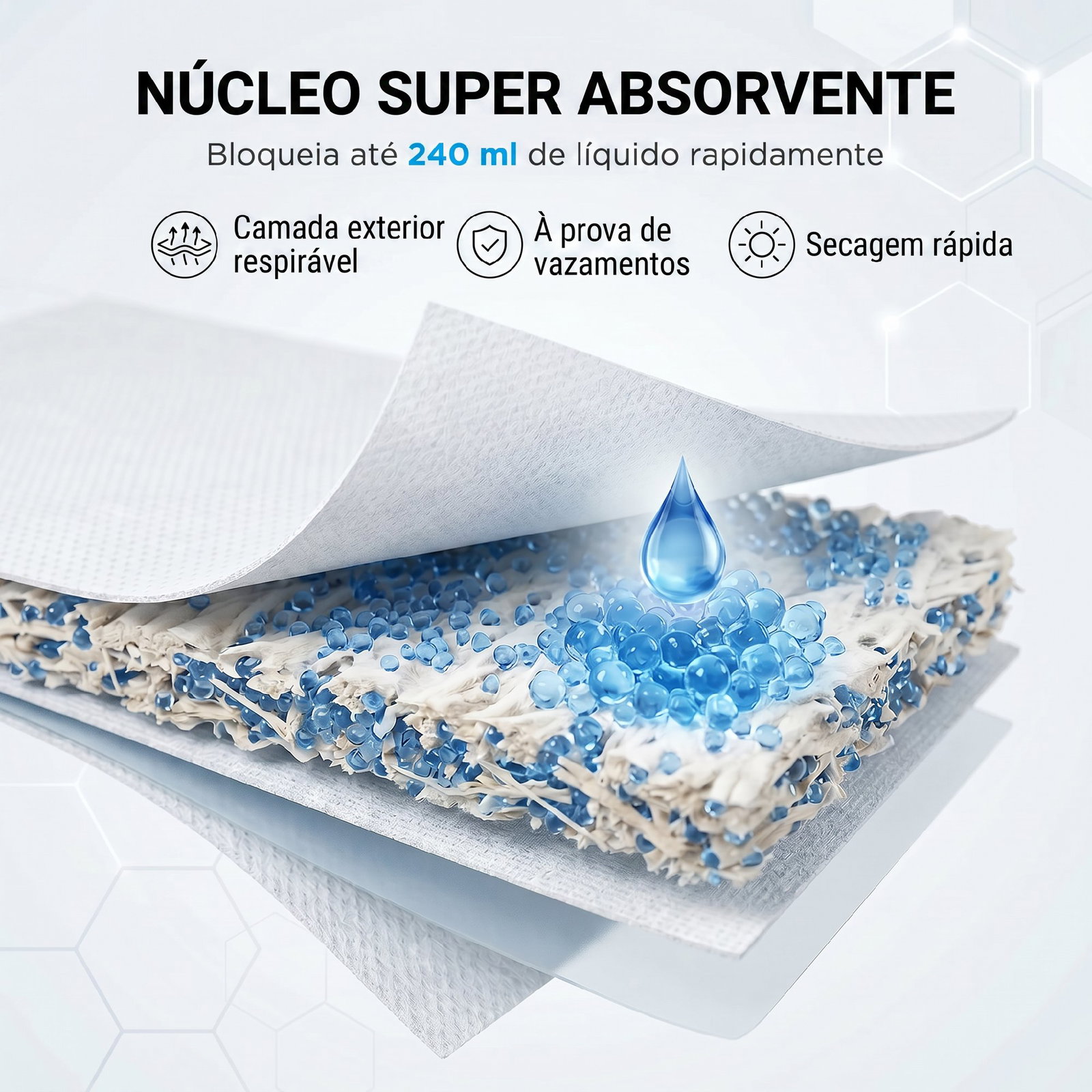Fraldas descartáveis para cães machos 48 unidades super absorventes antifugas para cães tamanho m