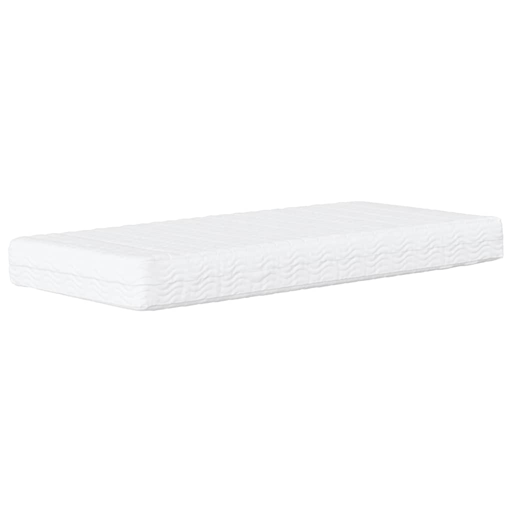 Colchão de espuma 80x210 cm dureza h2 h3 branco