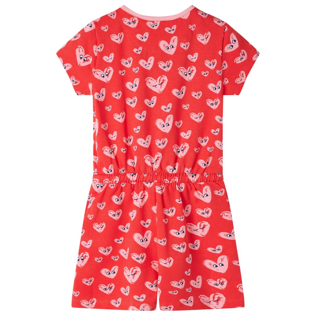 Macacão infantil vermelho 104