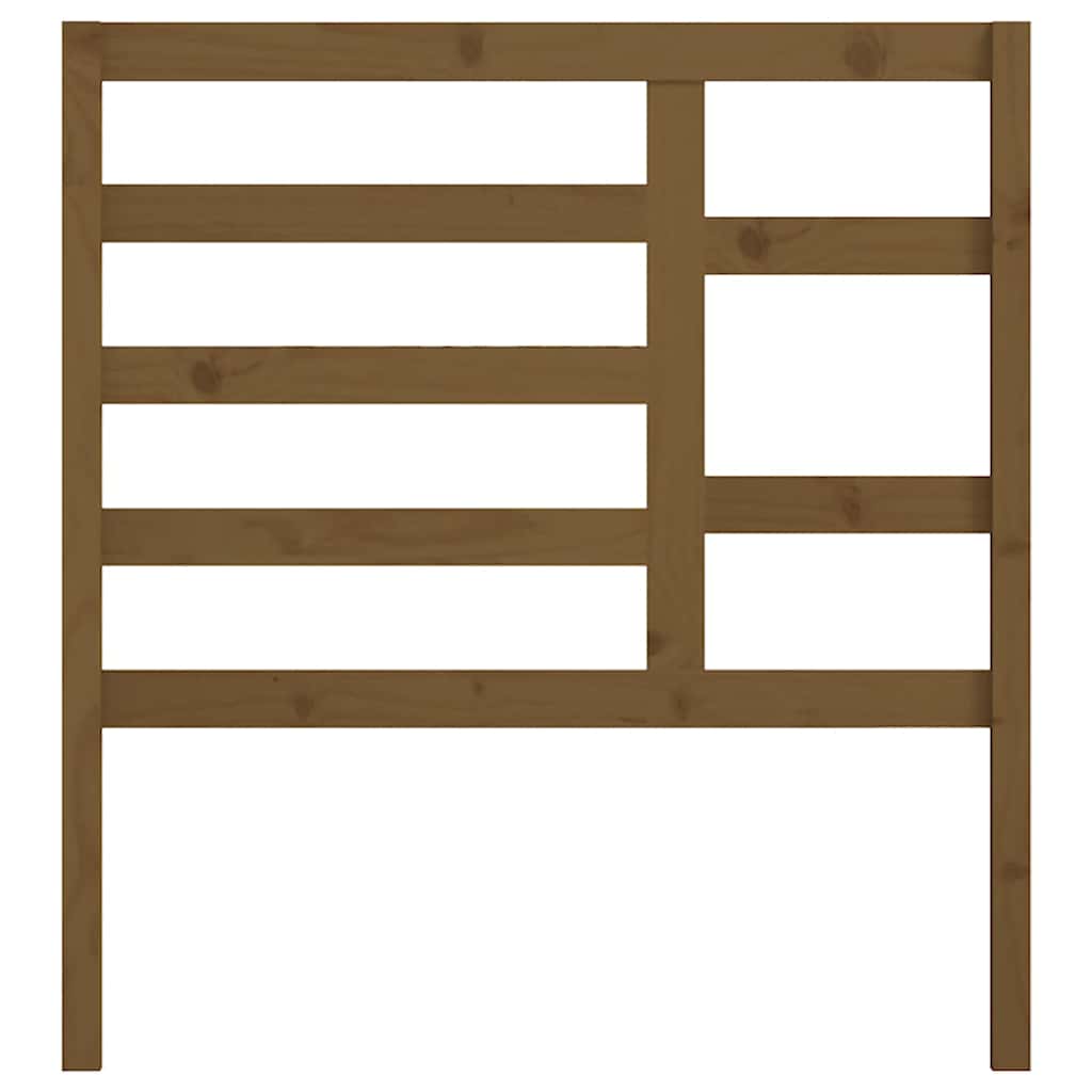 Cabeceira de cama 81x4x104 cm pinho maciço castanho mel