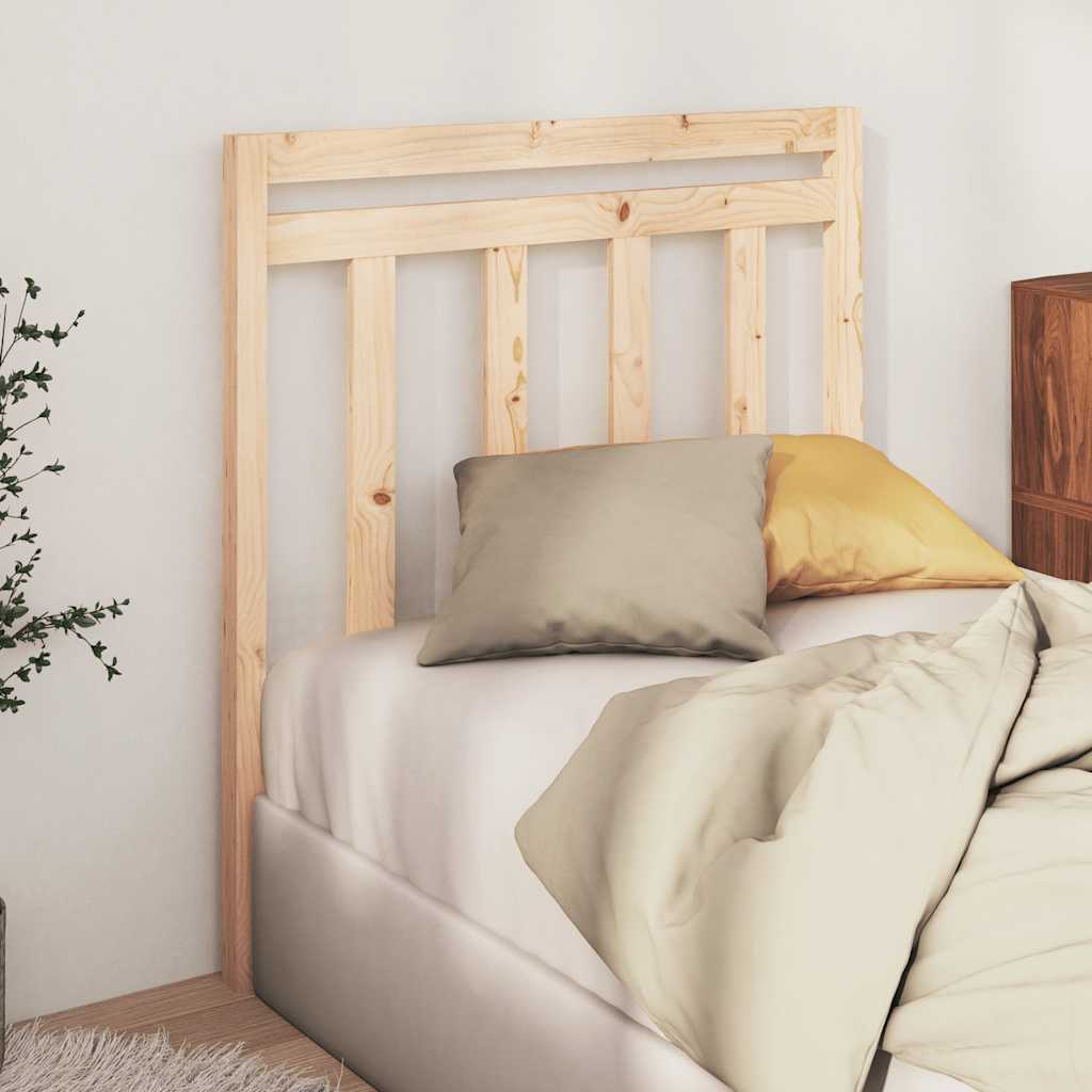 Cabeceira de cama 95x4x100 cm pinho maciço