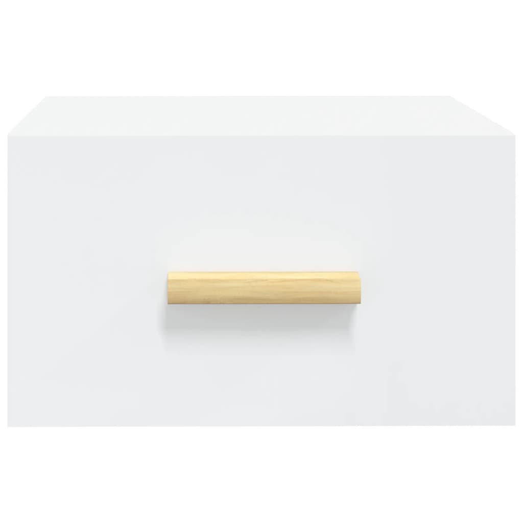 Mesa de cabeceira montagem na parede 35x35x20 cm branco