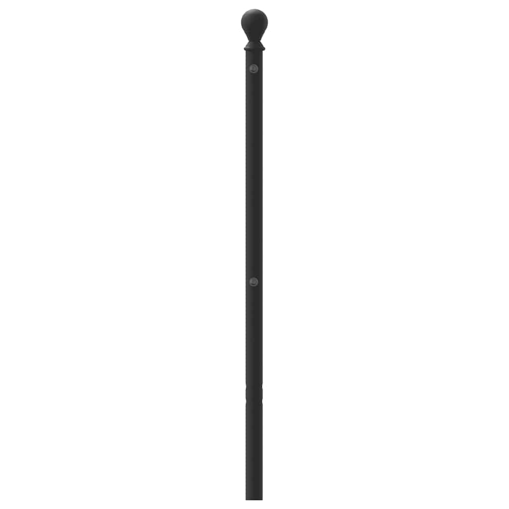 Cabeceira de substituição 200 cm metal preto