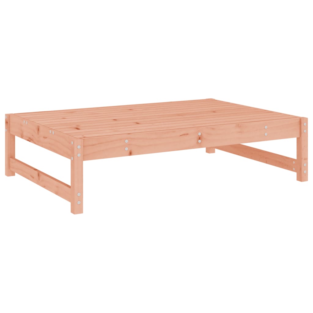 2 Pcs conjunto lounge de jardim madeira de douglas maciça