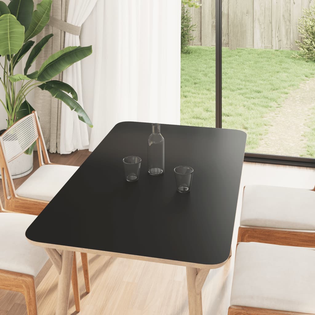 Autocolantes para móveis 90x500 cm PVC preto mate