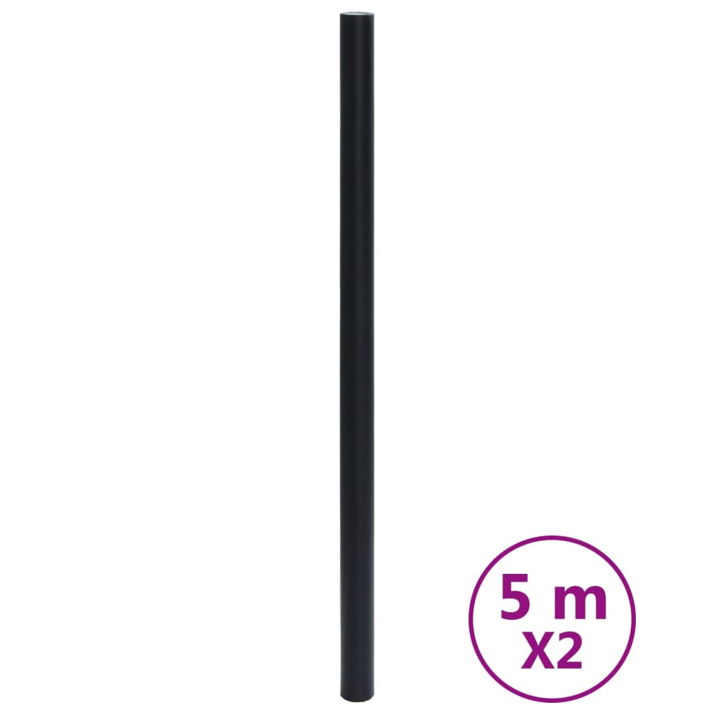 Autocolantes para móveis 90x500 cm PVC preto mate