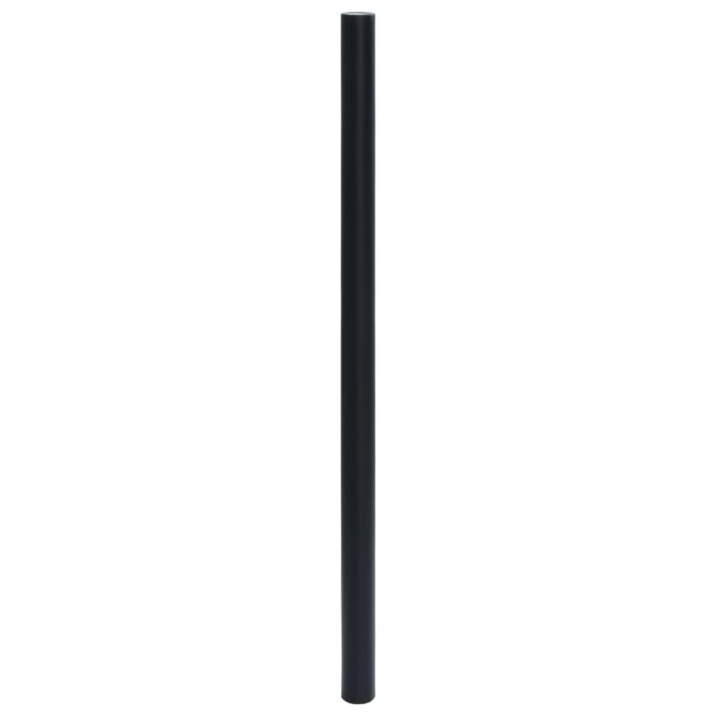 Autocolantes para móveis 90x500 cm PVC preto mate