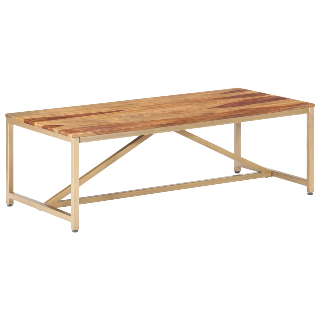 Mesa de centro 120x60x40 cm madeira maciça