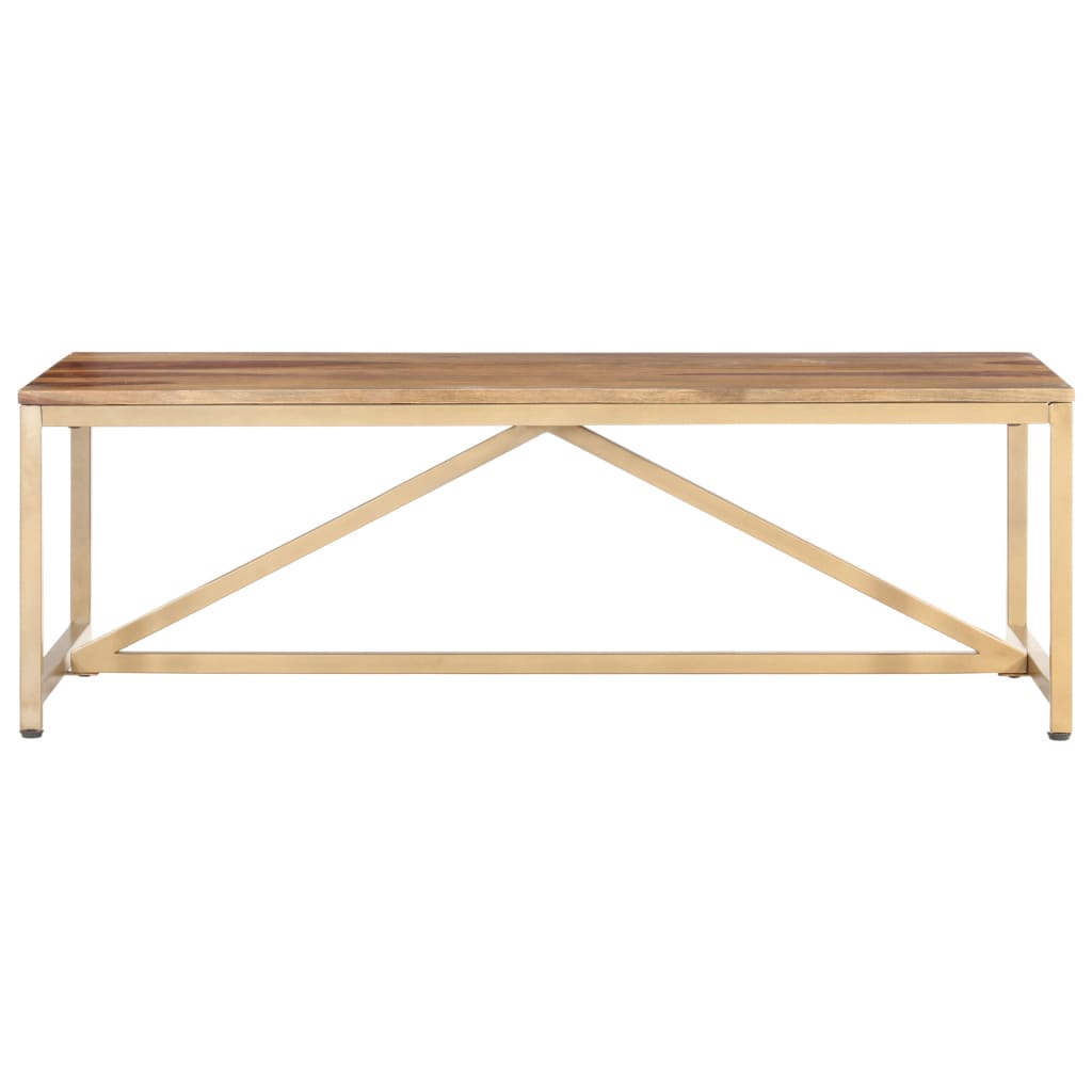 Mesa de centro 120x60x40 cm madeira maciça
