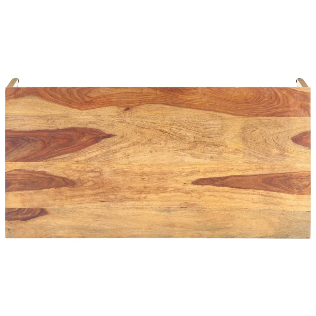 Mesa de centro 120x60x40 cm madeira maciça