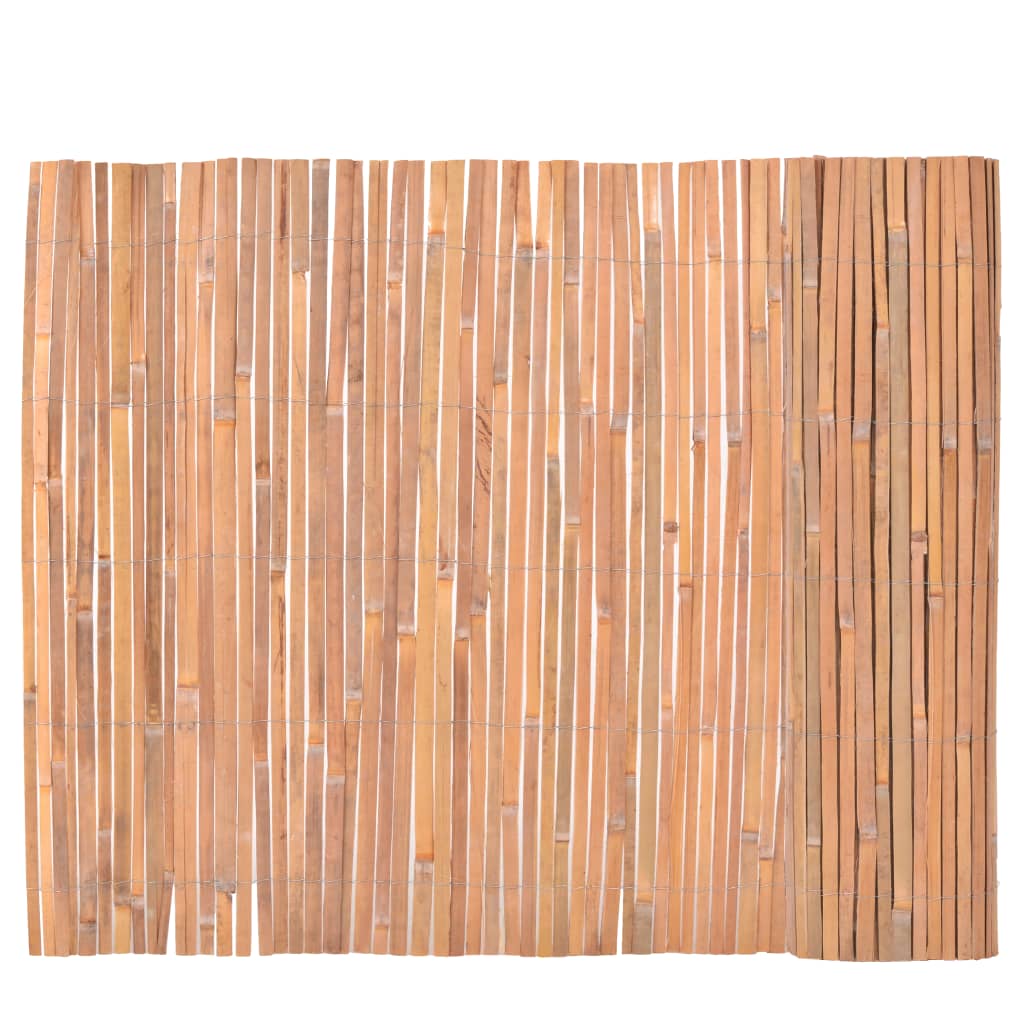 Cercas em bambu 2 pcs 100x400 cm