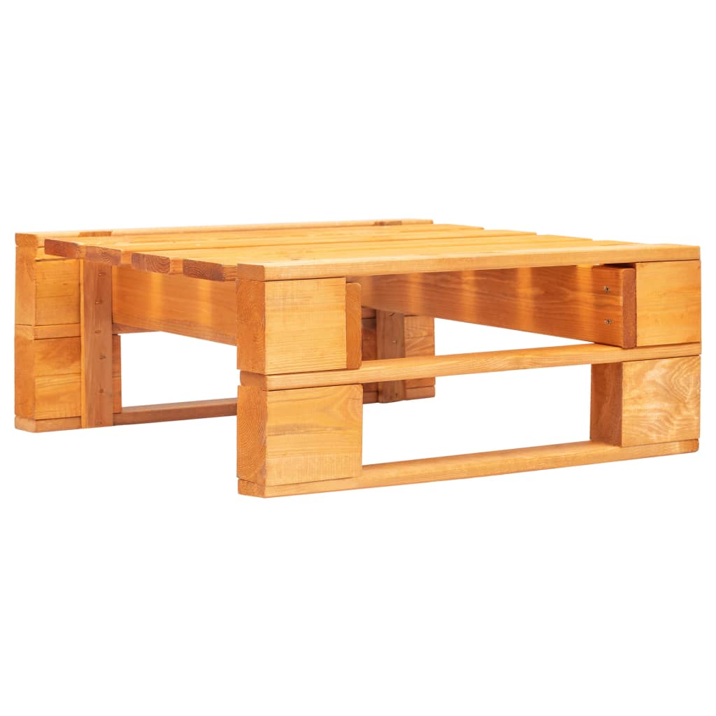 4 Pcs conjunto lounge paletes pinho impregnado castanho mel