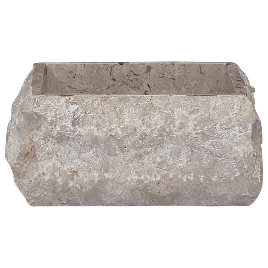 Lavatório 30x30x13 mármore cinzento