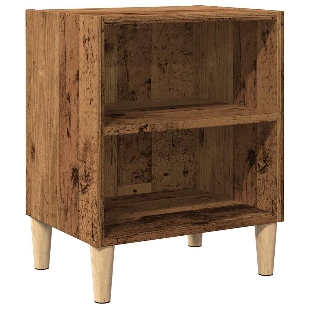 Mesa de cabeceira madeira velha 40x30x50 cm madeira trabalhada