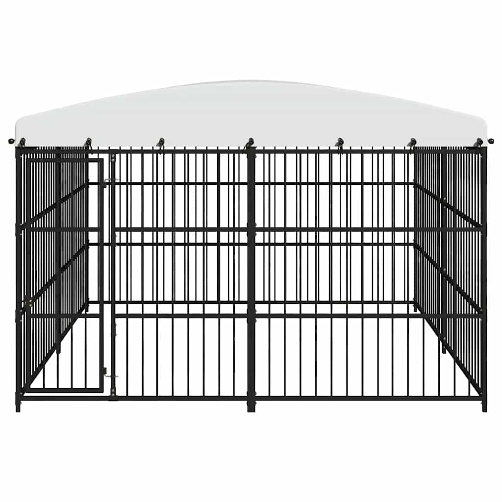 Canil com telhado de exterior 300x300x210 cm