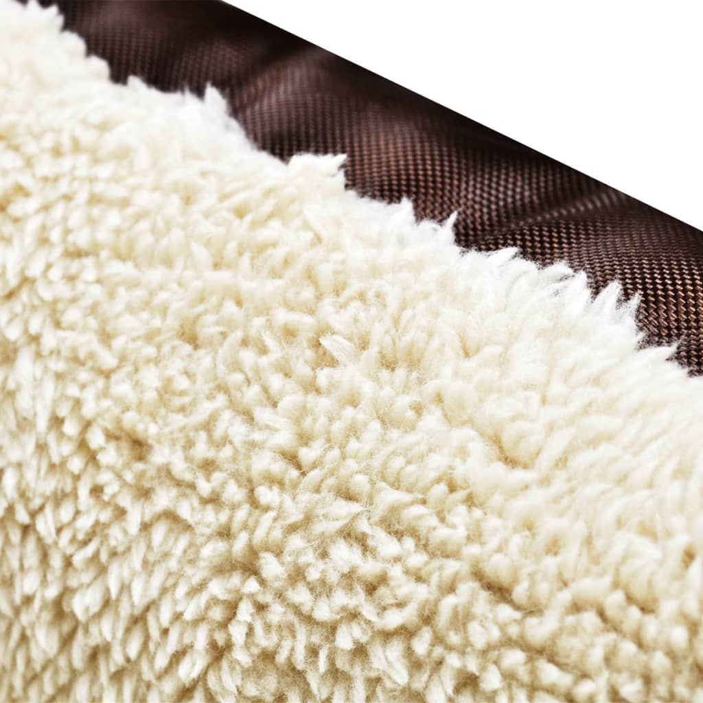 Cama para cão castanho e bege xxl