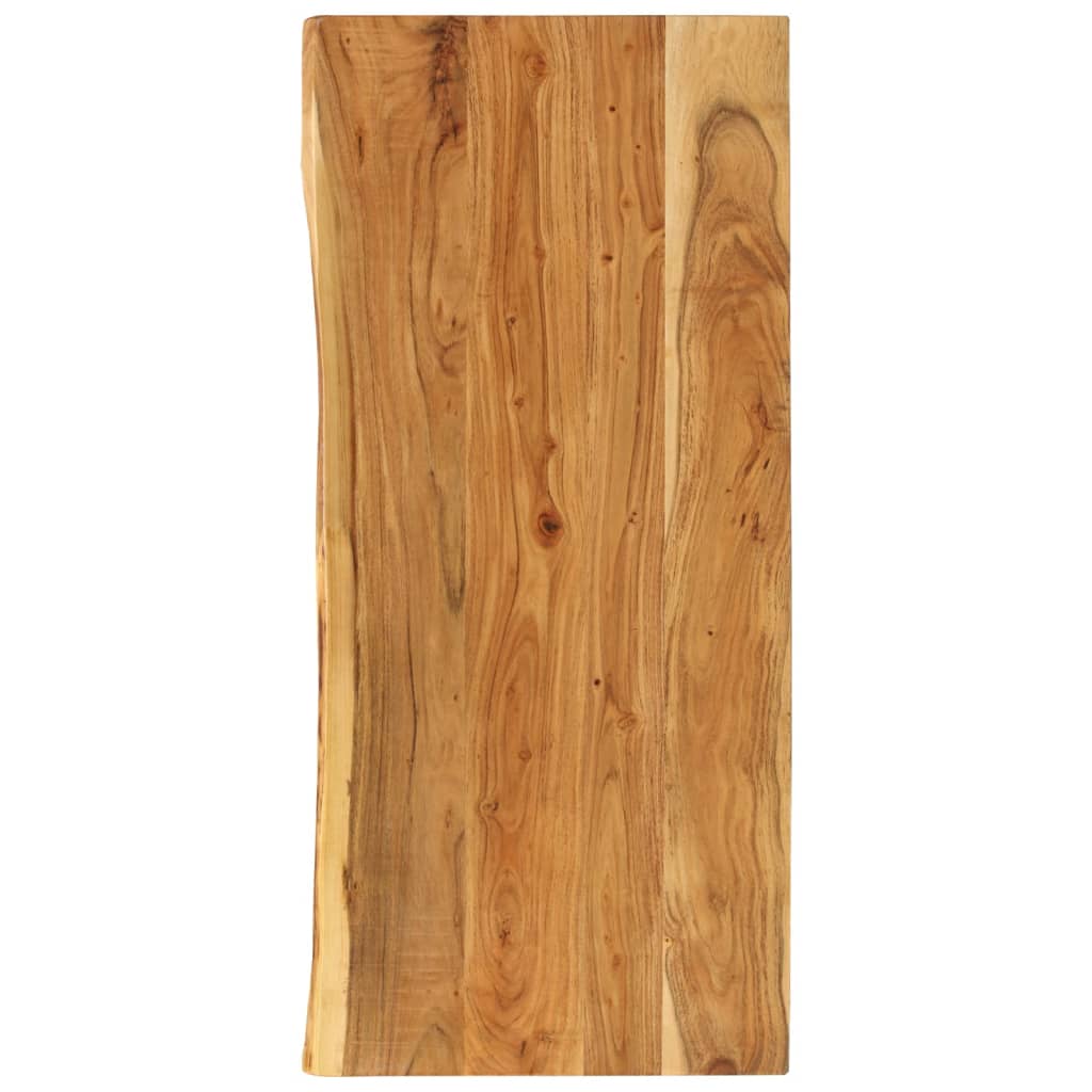 Tampo p/ móvel toucador wc 140x52x3,8 cm madeira acácia maciça