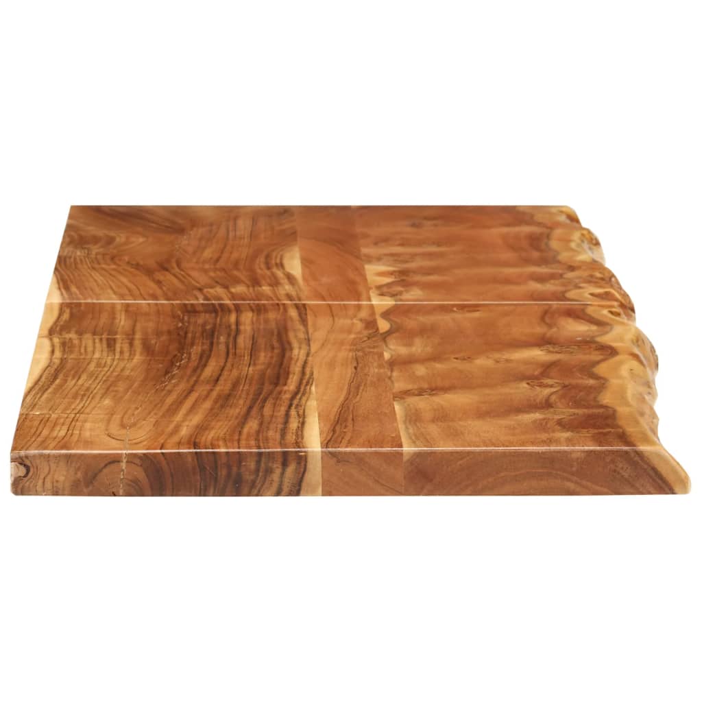Tampo p/ móvel toucador wc 140x52x3,8 cm madeira acácia maciça